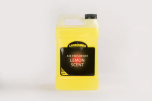 Lemon Scented Car Air Freshener - Image of the 1-gallon container, ideal for long-lasting freshness in your customers' car
