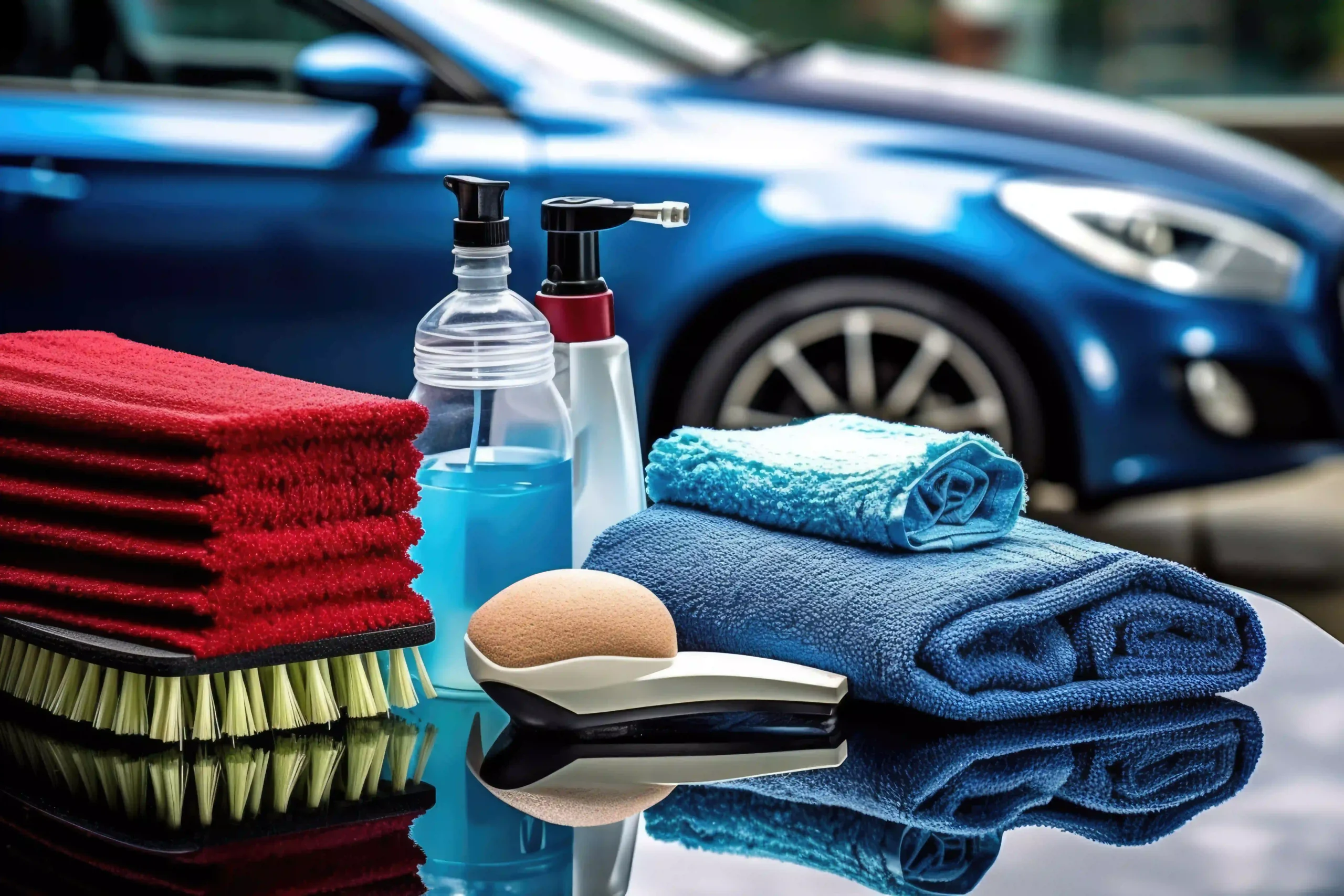 Auto Detailing Accessories part of al-rabiya car care products