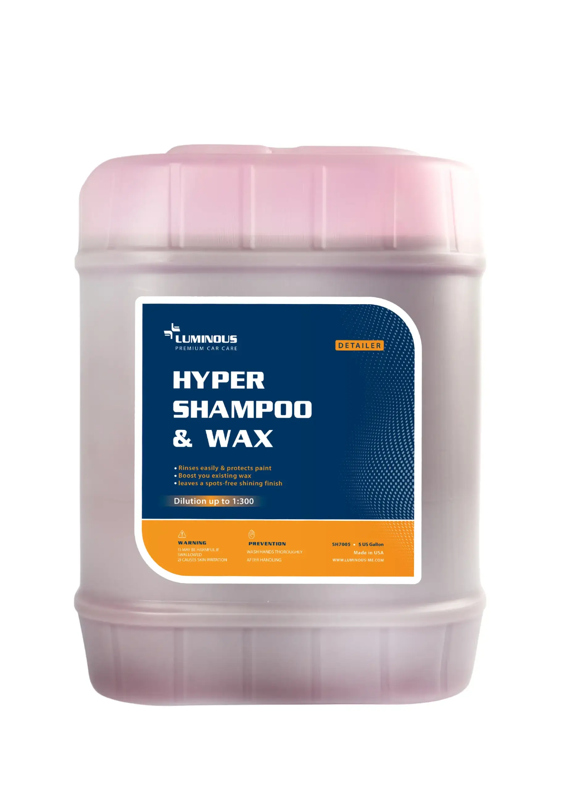 Luminous Hyper shampoo and wax 5G