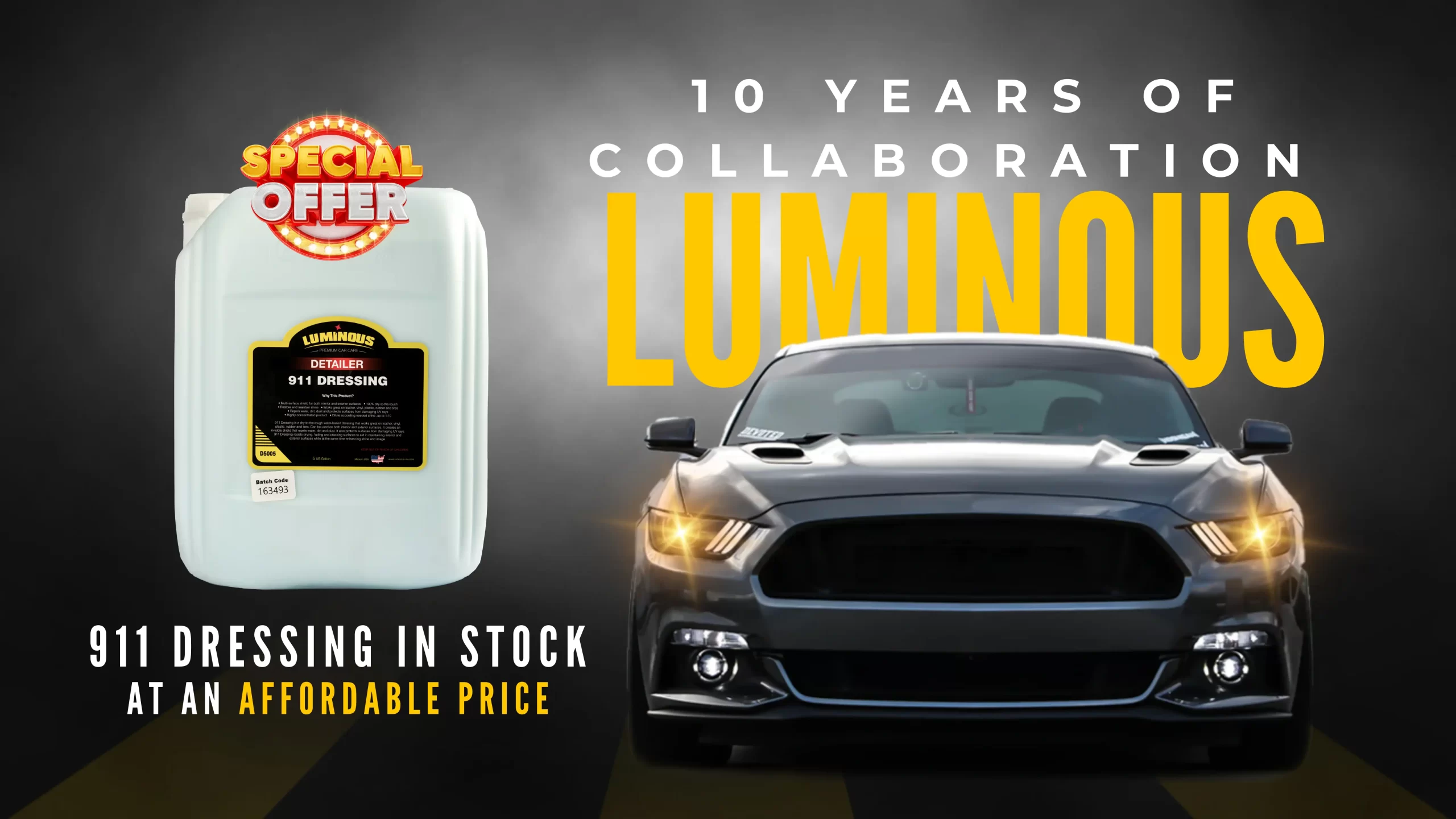 Image of Luminous 911 Dressing Water-Based product for car care, available at Al-Rabiya at an affordable price.