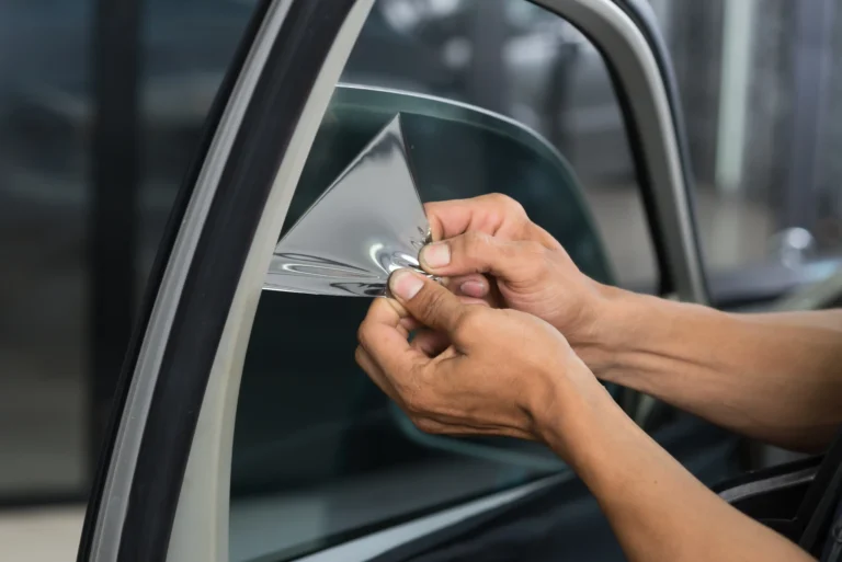automotive window film removing
