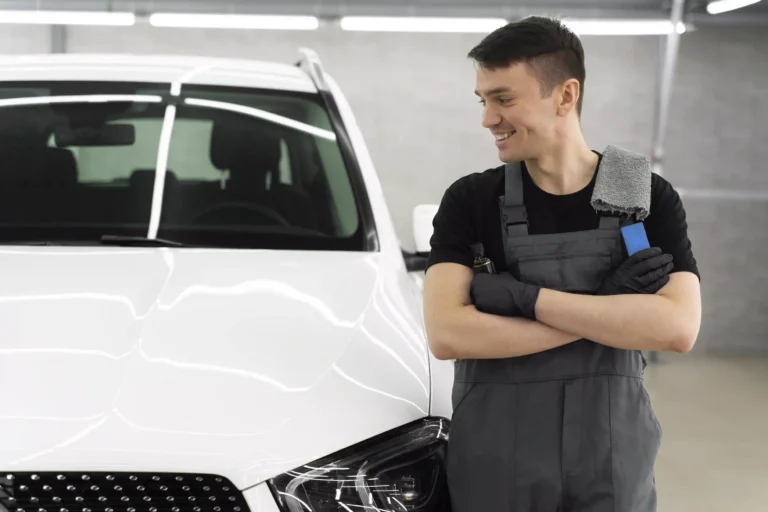 close-up-car-care-process-Al-Rabiya winter car care offer for professionals