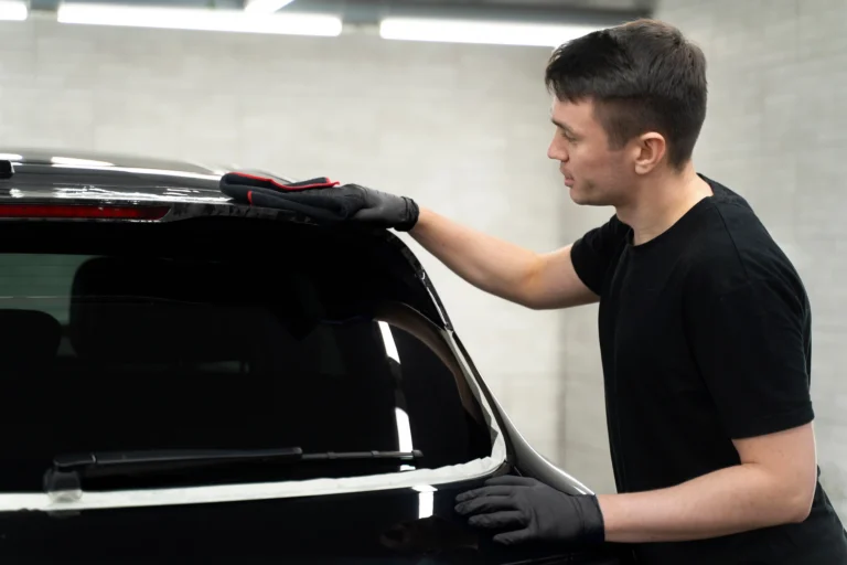 close-up-car-window-tinting-installation
